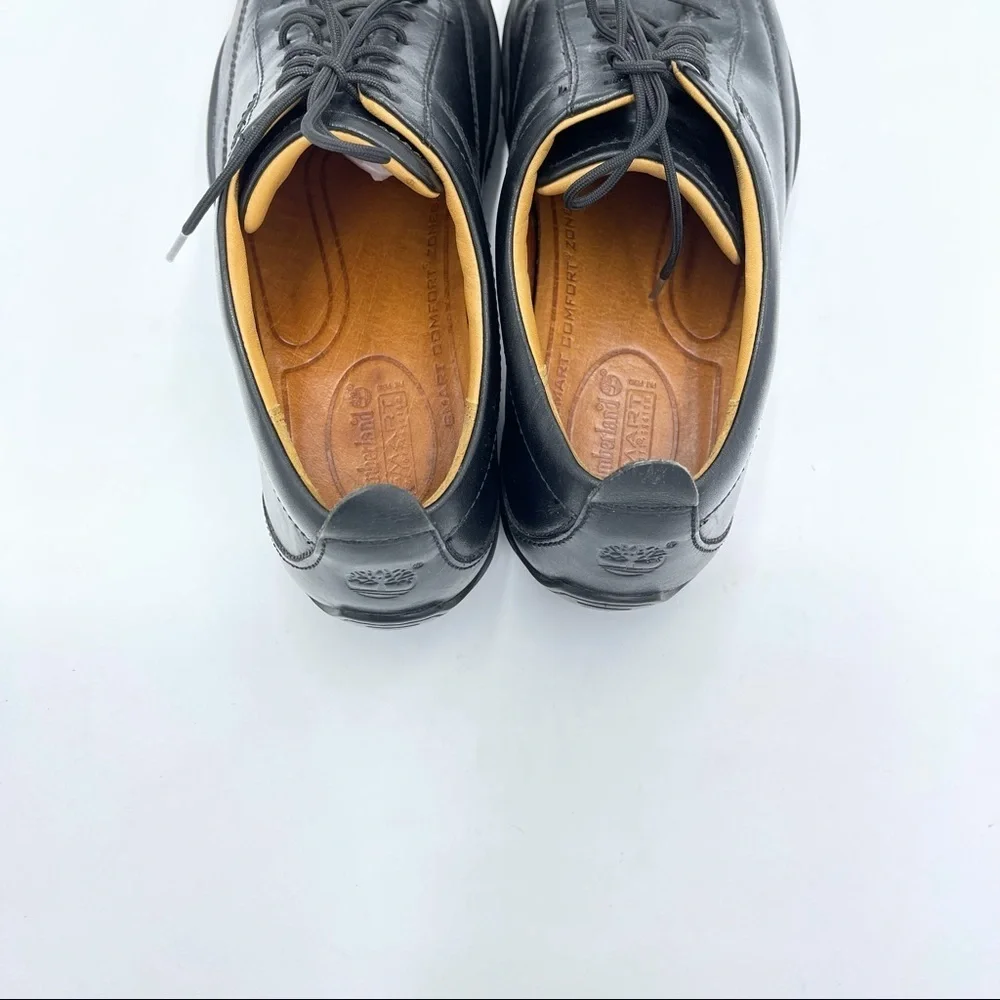 TIMBERLAND Smart Comfort System Black Leather Lace Up Shoes Men's